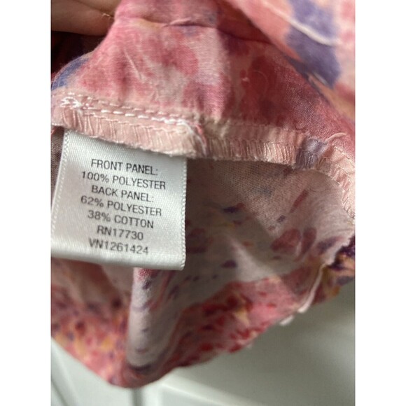 Xhilaration Tank Top Womens Small Red Tie Dyed Light Weight Racer Back - Picture 5 of 6